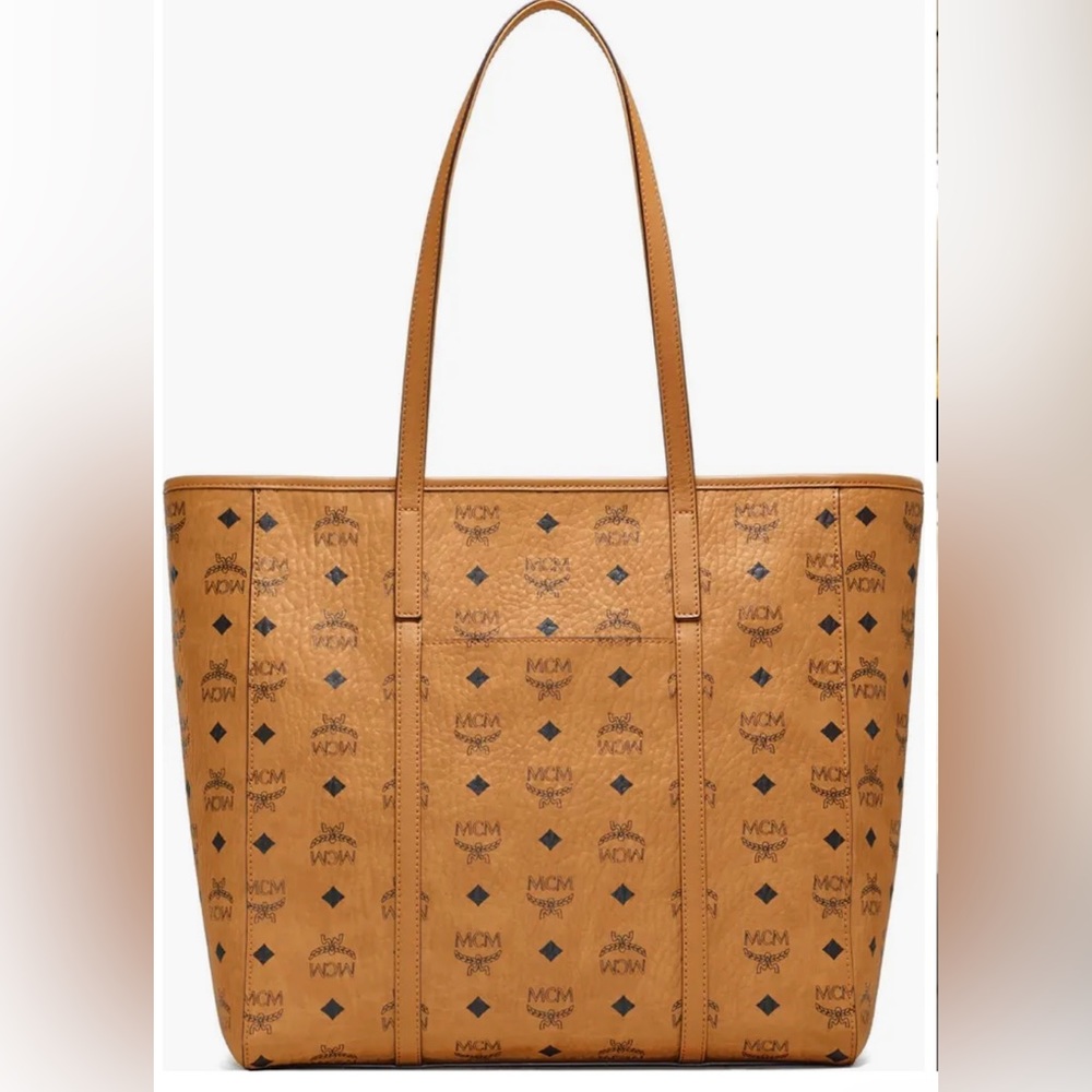 ❌SOLD❌NWT MCM Toni Visetos Coated Canvas Shopper Tote Bag - Picture 15 of 16